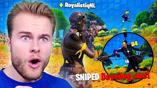 IK SNIPE HEM UIT ZN GRAPPLE 😱  Fortnite Battle Royale Nederlands [upl. by Ferren226]