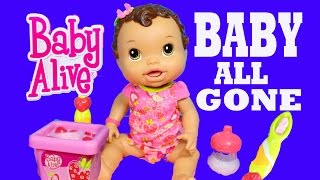 Baby Alive ALL GONE Toy Review w Talking Doll [upl. by Reltuc]