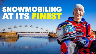 Turning Port City Into A Snowmobile Thrill Ride w Levi LaVallee [upl. by Ihculo]