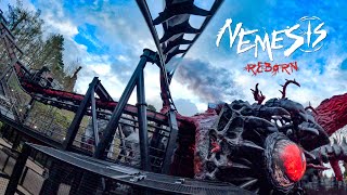 Nemesis Reborn 4K Front Seat POV  Alton Towers Resort [upl. by Anitsim]