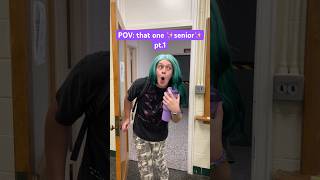 Everyone has to know their a SENIOR senior backtoschool skit highschool studentlife comedy [upl. by Yeta]