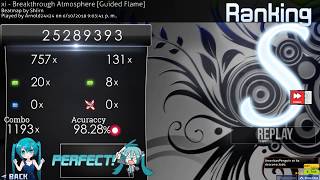 355BPM BURSTS  Osu  xi  Breakthrough Atmosphere Guided Flame HDDT 1 9828 [upl. by Perni813]