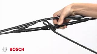 Bosch Wiper Blades  Hook Installation Video II2016 [upl. by Yelraf198]