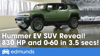 Hummer EV SUV Reveal  GM Adds an Electric SUV to GMCs Lineup  Pics Price HP Range amp More [upl. by Tuorah529]