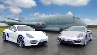 Porsche Cayman vs Porsche Cayman  Fifth Gear [upl. by Rockwell233]