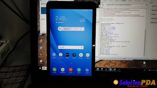 How to enter code unlock samsung galaxt tab e t377a atampt success [upl. by Nomihs347]