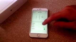 iPhone 6  iPhone 6 plus  How to set up an alarm [upl. by Adriene]