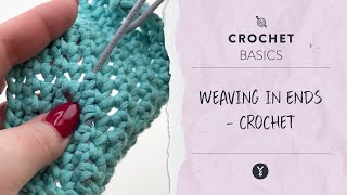 Weaving in Ends  Crochet [upl. by Jacintha]