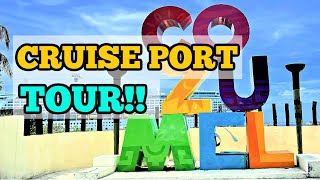 COZUMEL PORT TOUR  ROYAL CARIBBEAN  ADVENTURE OF THE SEAS [upl. by Amaso]