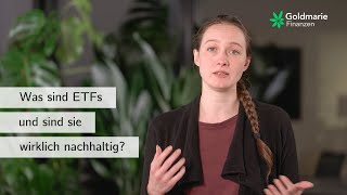 Was ist ein ETF und sind sie wirklich nachhaltig [upl. by Eiramanna904]