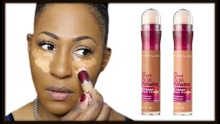 Maybelline Age Rewind Concealer Wear Test quotNew Shadesquot Tips amp Tricks [upl. by Acirt]