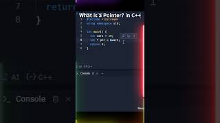 What is a Pointer in C  C Pointers Explained in 54 Seconds [upl. by Emixam]