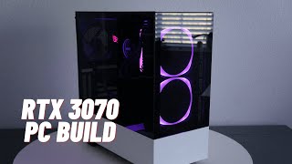 1500 NZXT H510 Elite RTX 3070 Gaming PC Build [upl. by Quentin]