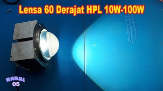 Lensa 60 Derajat led HPL 20W30W50W70W100W┃Lensa 44 cm  Reflektor [upl. by Eetsirk]