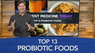 Top 13 Probiotic Foods [upl. by Morie840]