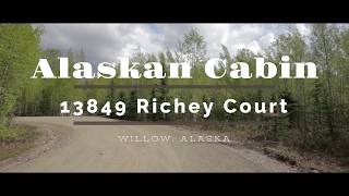 ALASKA CABIN FOR SALE  Willow Alaska  Year Round Road Access [upl. by Fornof]