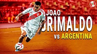 Joao Grimaldo vs Argentina  Selección Peruana ● 2023ᴴᴰ [upl. by Hosbein295]