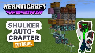 Fully automatic shulker box crafter restocking Minecraft tutorial 1204 [upl. by Tomkiel]