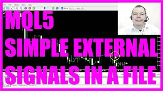 MQL5 Tutorial  Simple External Signals In A File [upl. by Yleik]