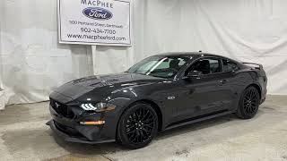 Dark Matter Gray 2022 Ford Mustang GT COUPE PREMIUM Review  MacPhee Ford [upl. by Gnilrad131]