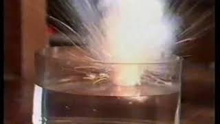 Group 1 Metals Part 2  Reactions of rubidium and caesium with water [upl. by Yreffej]