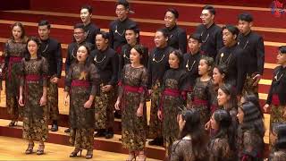 CUM SANCTO SPIRITU HYO WON WOO  Diponegoro University Choir [upl. by Elleda]