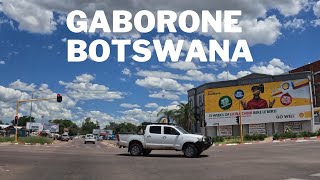 Gaborone Broadhust  Drive around town  Botswana [upl. by Wrand]