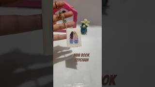 Mini book keychain diy craft minibooks keychain youtubshorts trending chattambees pullothi [upl. by Ymrots]