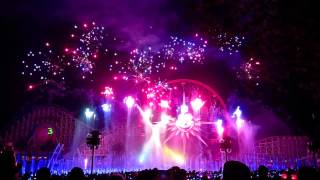 Disney California Adventure  World of Color New Years Eve Countdown 201213 [upl. by Sidwel]