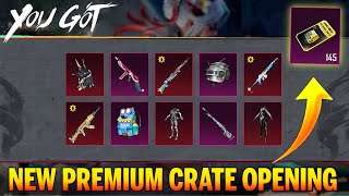 😍NEW PREMIUM CRATE OPENING  BGMI amp PUBG  FREE UPGRADE MINI14 SCAM 😭 ParasOfficialYT [upl. by Rus]