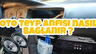 OTO ANFİSİ MONTAJI  ANFİ BAĞLANTI AYARLARI [upl. by Thagard]