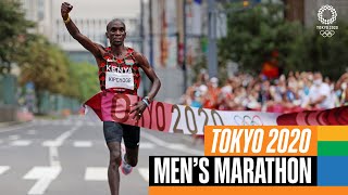 Kipchoge 🇰🇪 wins marathon gold again 🥇  Tokyo Replays [upl. by Norha522]