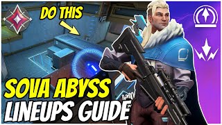 Sova Abyss Lineups  Must Know Tips and tricks Valorant [upl. by Renba]