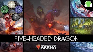 Tiamat Brawl  Forgotten Realms 100 Card Historic Brawl Deck Guide MTG Arena [upl. by Ahseid]