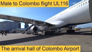 Colombo International Airport Sri Lanka arrival [upl. by Gower974]