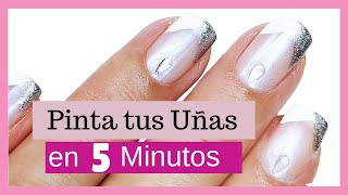 Idea para Pintar Uñas fáciles en casa PASO a PASO Diseños de Uñas 2024 [upl. by Ahsar]