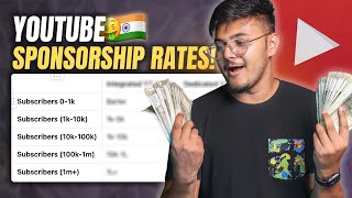 Sponsorship Ka Kitna Paisa Milta Hai  YouTube Sponsorship Rates In India ⚡️ [upl. by Janos265]