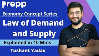 Law of Demand and Supply  Economics explainer series  Concepts in 10 minutes [upl. by Mechelle]