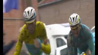 Tour de France 2014 5a tappa Boom vince ma che capolavoro Nibali [upl. by Spindell524]