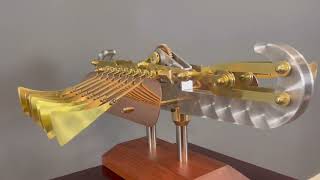 Kinetic rowing sculpture [upl. by Nnoryt]