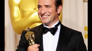 Jean Dujardin Best Actor Oscars 2012 Winner [upl. by Giarc105]