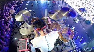 Sinking Deep Live  Drums  Hillsong Young and Free  YampF [upl. by Cherida]