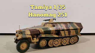 Tamiya 135 Hanomag Sdkfz 2511 Full build [upl. by Sacul]