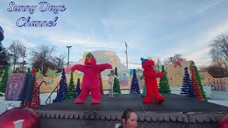 Kwanzaa Slide at Sesame Place  Telly Monster  Rosita  Elmo  Sesame Street Characters  121623 [upl. by Ekle]