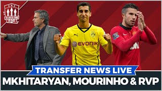 Mourinho Mkhitaryan Van Persie  Man Utd News [upl. by Acirea721]