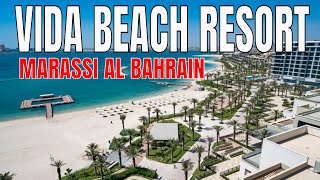 Vida Beach Resort  Marassi Al Bahrain 🇧🇭  Food amp Travel by Marie [upl. by Alleynad643]