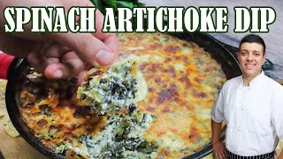 Best Spinach Artichoke Dip Recipe  Spinach Artichoke Dip from Scratch by Lounging with Lenny [upl. by Mildred]