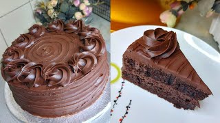 How to make Rich Chocolate cake recipe  Chocolate ganache frosting By Food and The Foodie [upl. by Niklaus]