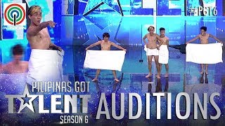 Pilipinas Got Talent 2018 Auditions Mamas Boyz  Towel Dance [upl. by Gertrud]