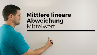 Mittlere lineare Abweichung vom Mittelwert Häufigkeitsverteilung Statistik  Mathe by Daniel Jung [upl. by Otecina]